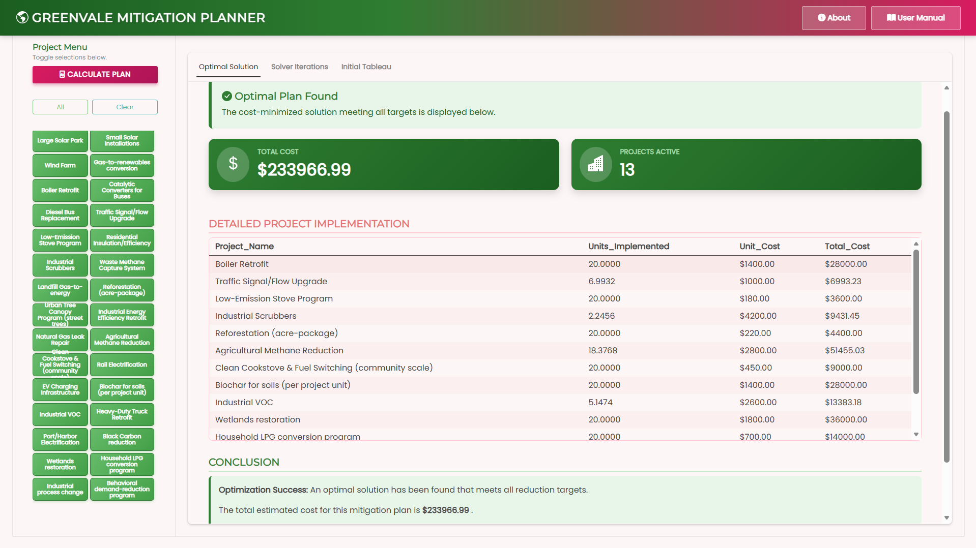 CMSC 150 - Greenvale Mitigation Planner